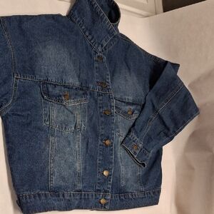 bebe Women's Blue Jean Jacket